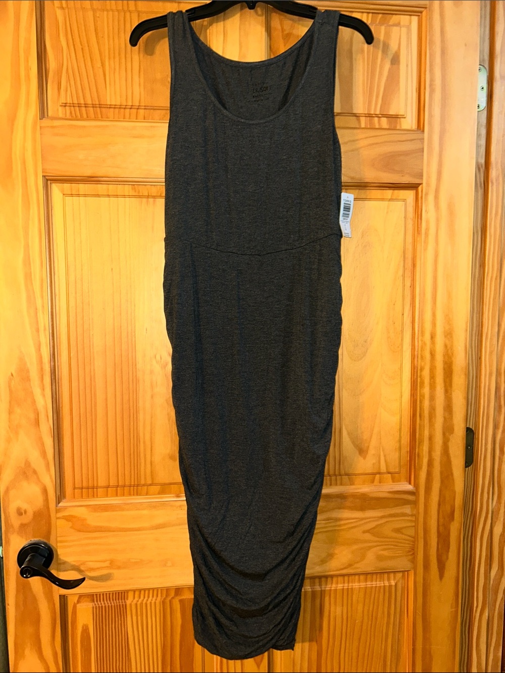 torrid Charcoal Gray Sleeveless Midi Tank Dress